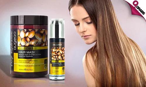 Augeas Shiny & Smooth Argan Oil Hair Mask & Essential Oil!